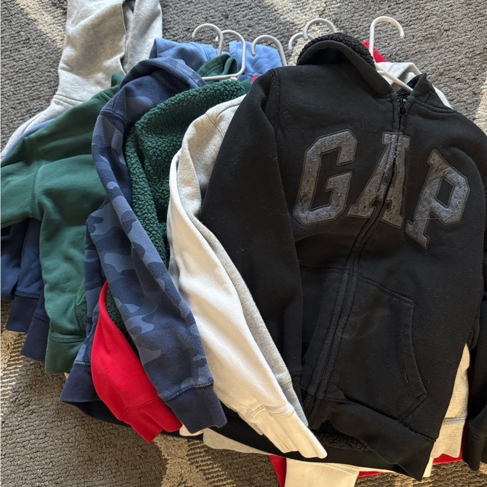 10 GAP Kids Multicolor Hoodie Collection